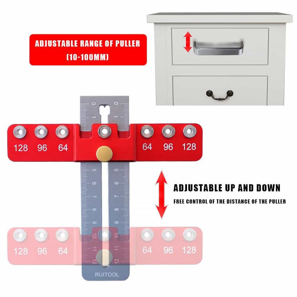 []Handle Drilling Locator Hole Punch Tool