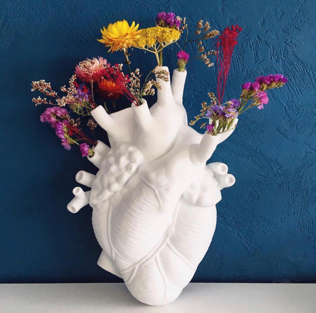 Anatomical Heart Vase