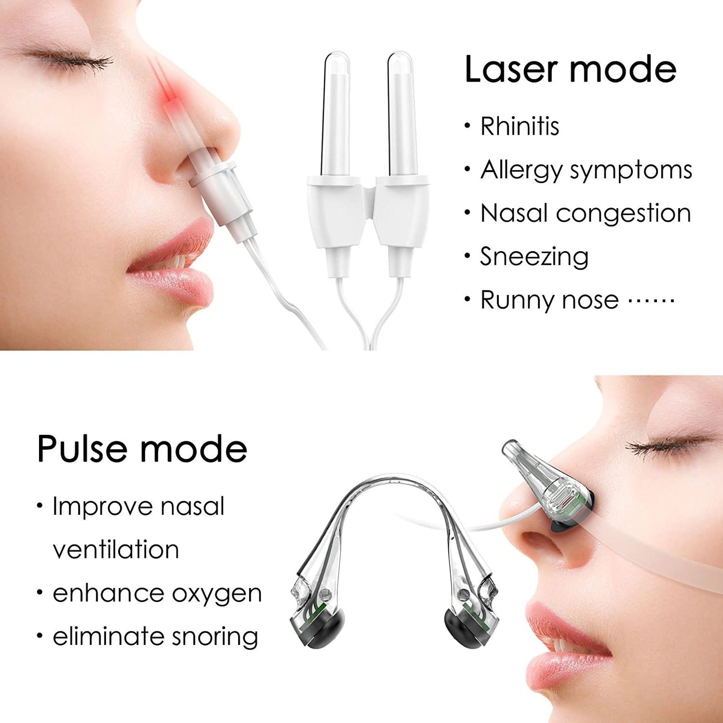 Allergic Rhinitis Hay Fever Laser Treatment Device