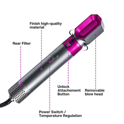 5 In 1 Multifunctional Airwrap Hair Styling Tool By Urban Wings