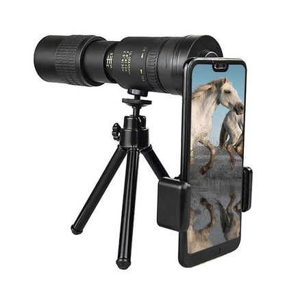 4K 10-300X40Mm Super Mobile Phone Starscope Thermal Monocular Telephoto Zoom Monocular Telescope