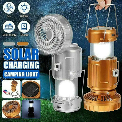 6 In 1 Portable Solar Led Camping Lantern