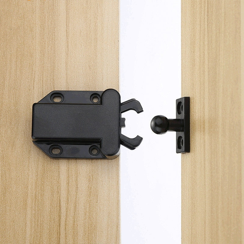 4Pcs Auto Pop-Up Cabinet Locks