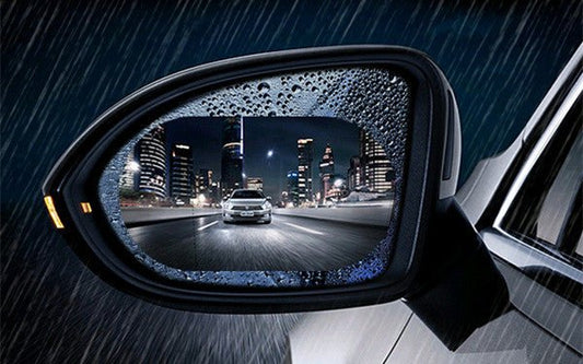 2Pcs Car Rearview Mirror Rainproof Film Waterproof And Anti-Fog Film, Water-Repellent Film