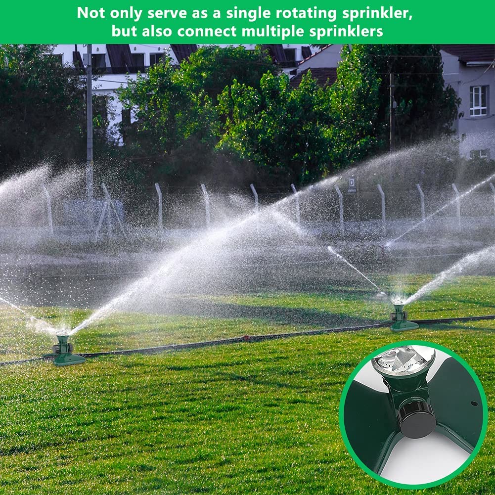 360 Degree Automatic Rotating Garden Lawn Water Sprinklers System