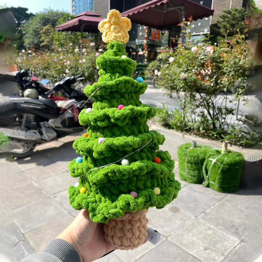 Handmade Wool Christmas Tree