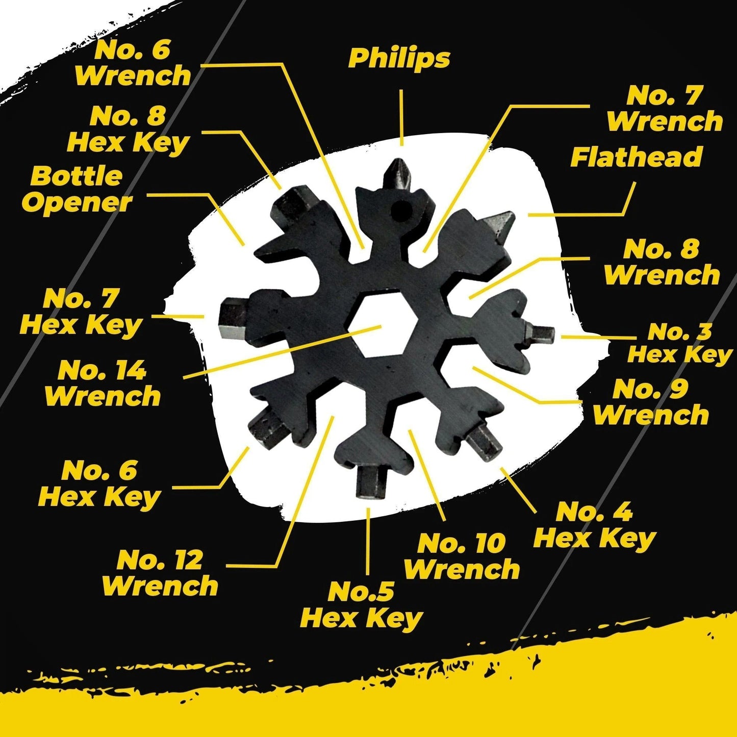 18In1 Snowflake MultiTool