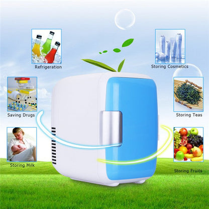 4L Car Refrigerator Mini Small Cooling And Warming Box