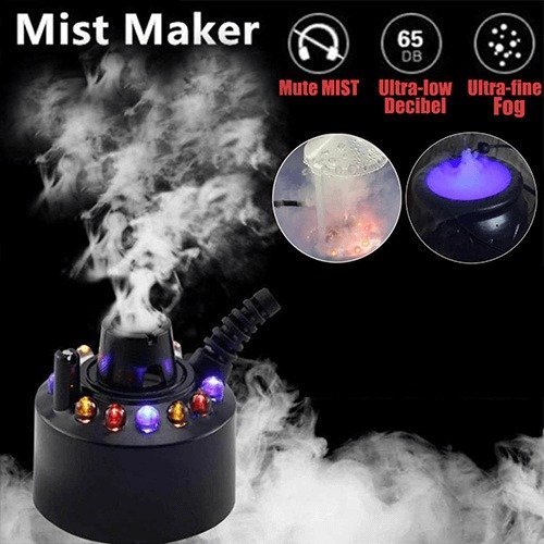 12 Led Light Ultrasonic Mist Maker Fogger