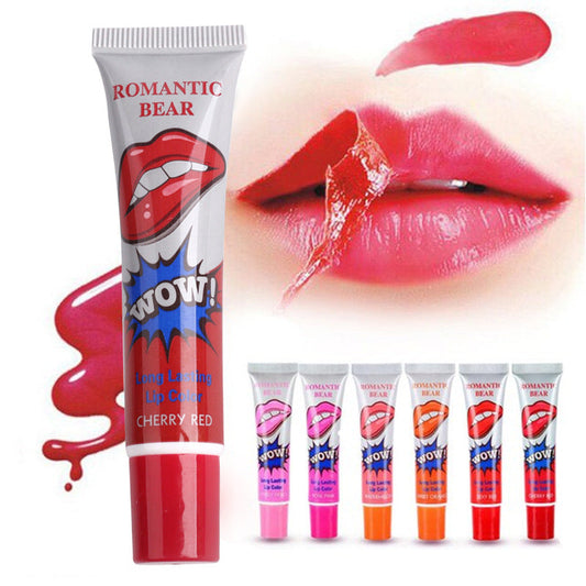 Amazing 6 Colors Waterproof Long Lasting Peel Liquid Lipstick