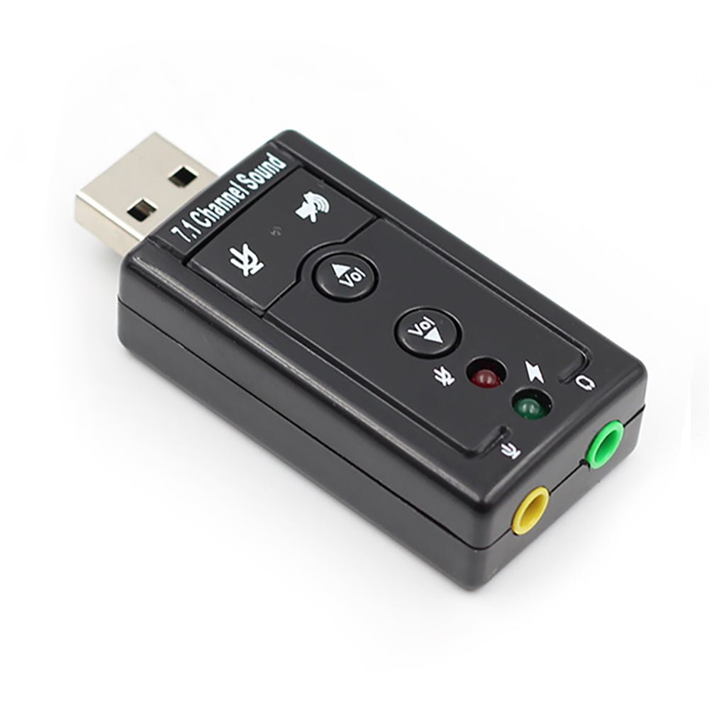 7.1 External Usb Sound Card Usb To Jack 3.5Mm Headphone Audio Adapter Micphone Sound Card