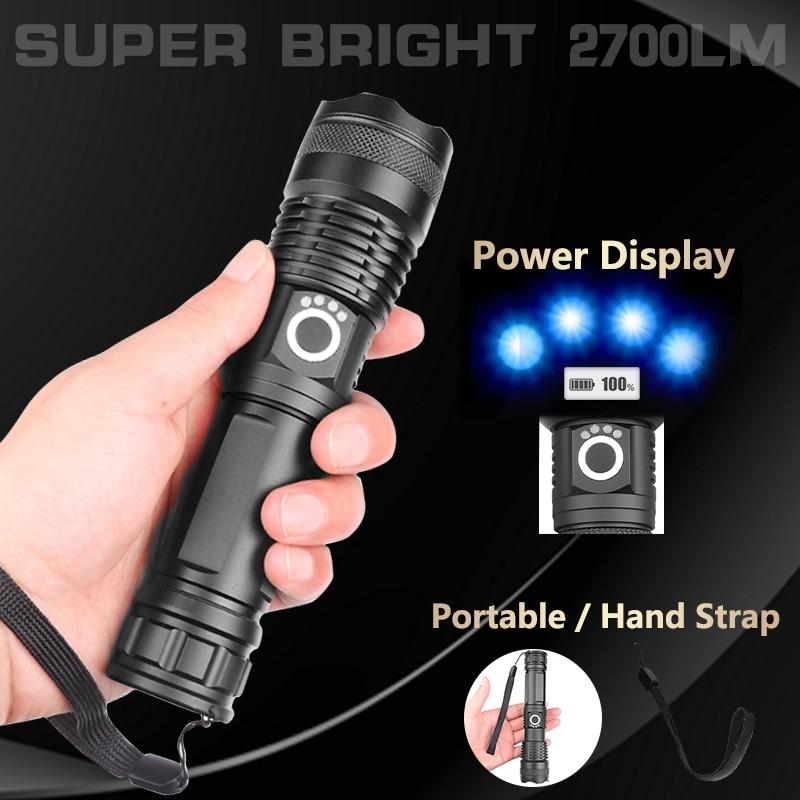 90000 Lumens Xlamp Xhp70.2 Most Powerful Led Flashlight