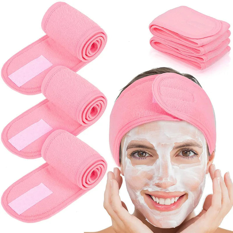 Adjustable Towel Hairband For Wash/Yoga/Makeup