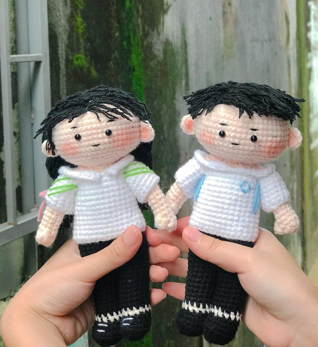 Handcrafted Crochet Boy-girl Couple, A Perfect Gift For Couples