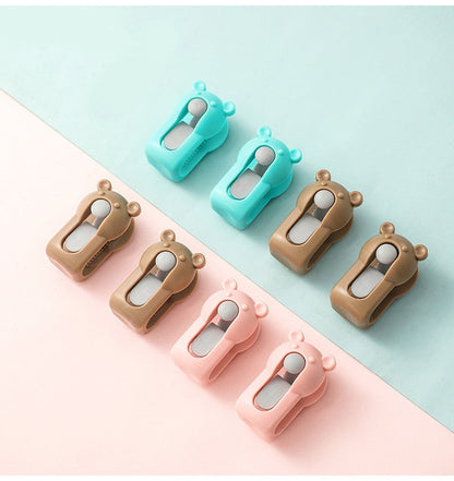 4Pcs Bear Non-Slip Bed Clips