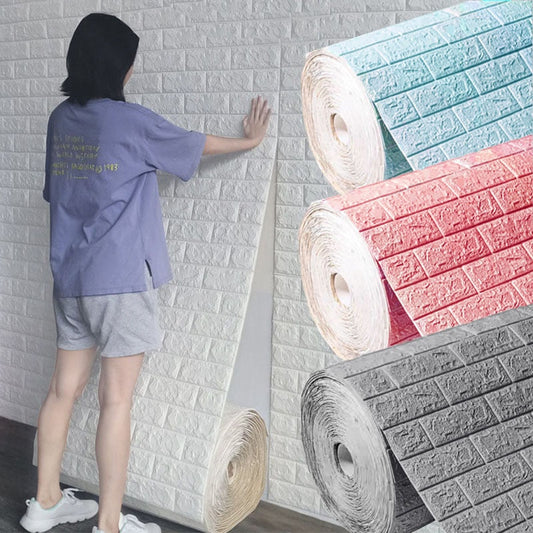 3D Self-Adhesive Soft Brick Wall Stickers