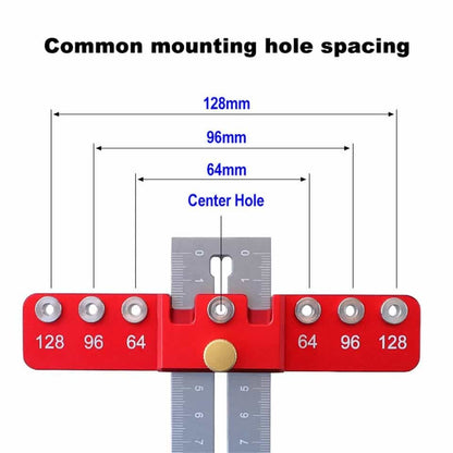 []Handle Drilling Locator Hole Punch Tool