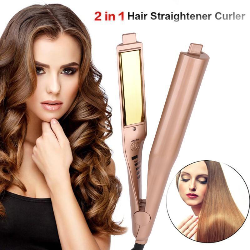 2 In 1 Twist Straightening Curling Iron