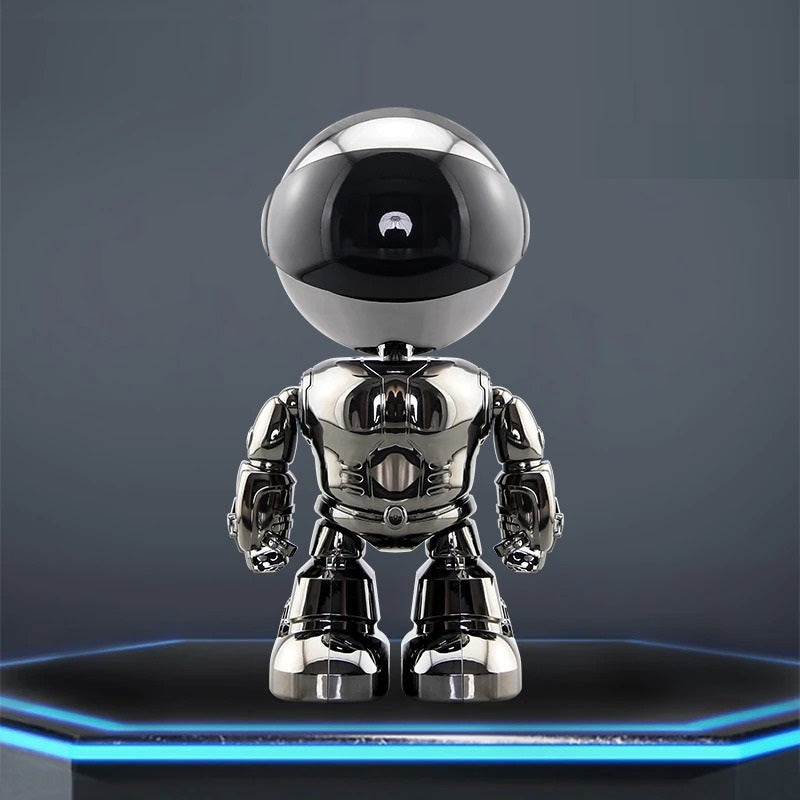 360º Panoramic View Robot Security Camera With Built-In Microphone And Speakers Robot Security With