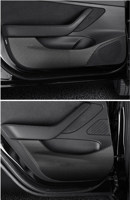 4Pcs Car Door Anti Kick Pad Protection For Tesla Model 3