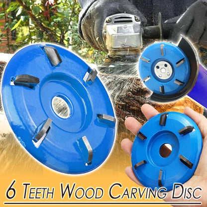 6 Teeth Wood Carving Disc