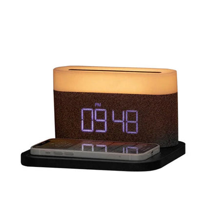 3 In 1 Wireless Charger Alarm Clock And Adjustable Night Light