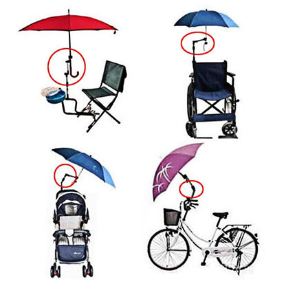 Adjustable Any Angle Bike Wheelchair Stroller Chair Umbrella Holder