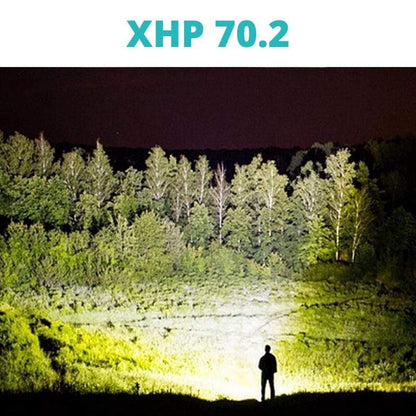 90000 Lumens Xhp70.2 Most Powerful Flashlight Worlds Brightest