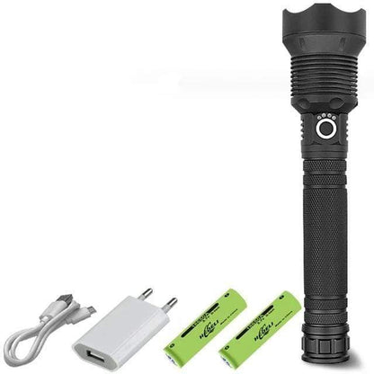 90000 Lumens Xhp70.2 Most Powerful Flashlight Worlds Brightest