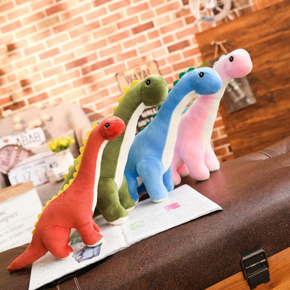 60/80/100 cm Long Neck Dino Pillow Plush 3D Stuffed Animal Brachiosaurus