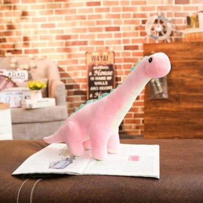 60/80/100 cm Long Neck Dino Pillow Plush 3D Stuffed Animal Brachiosaurus