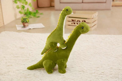 60/80/100 cm Long Neck Dino Pillow Plush 3D Stuffed Animal Brachiosaurus