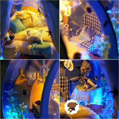 3D Under The Sea Ocean &amp; Fish Room Tent Doll House For Children