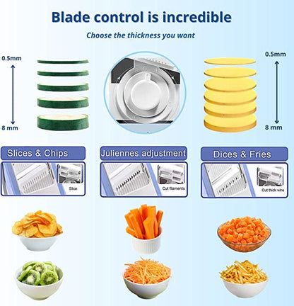 5In1 Multifunctional Easy Slicer Grater