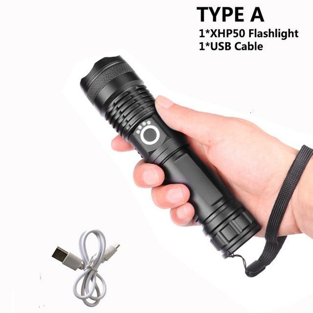 90000 Lumens Xlamp Xhp70.2 Most Powerful Led Flashlight